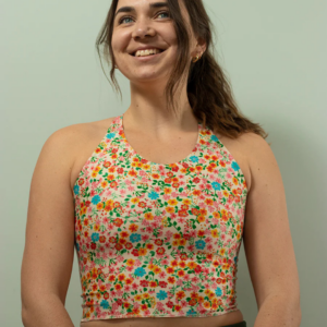 Recycled Twist Vest Crop Top